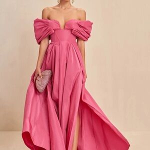 Cult Gaia Aviva Gown Sunkiss Pink Size 2 Runway